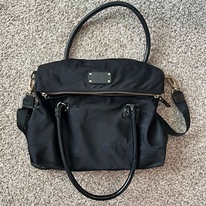 Kate Spade Nylon Flap Shoulder Bag with Crossbody Strap